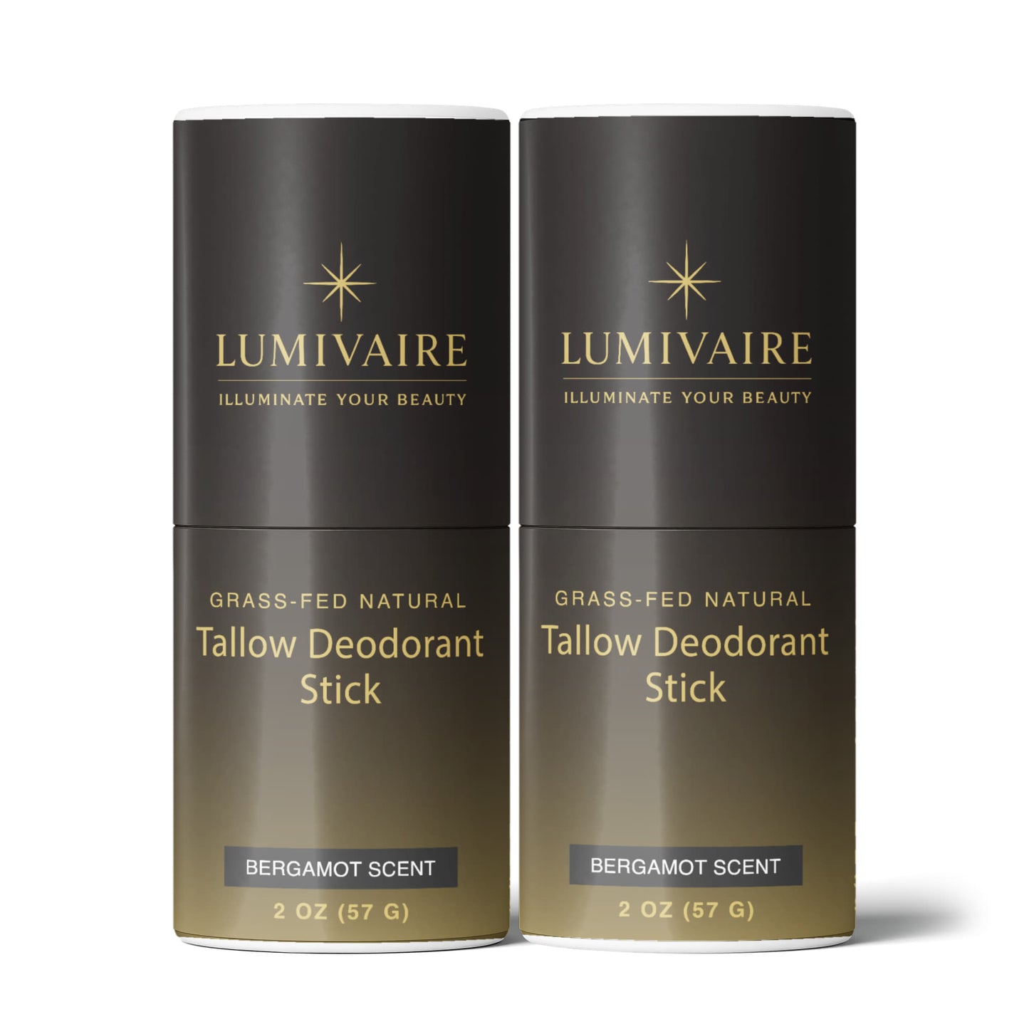 2 Pack Natural Tallow Deodorant Stick