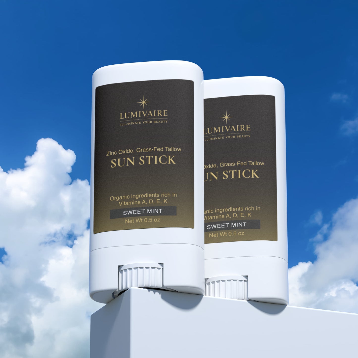 2 Pack Tallow Zinc Sun Stick