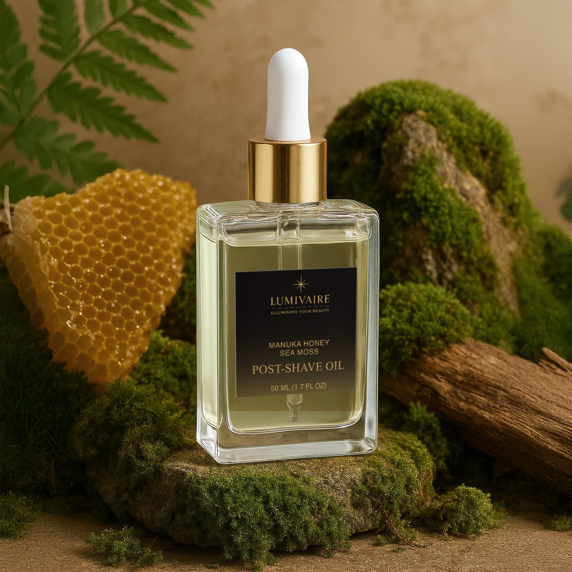 Manuka Honey Sea Moss Post-Shave Oil
